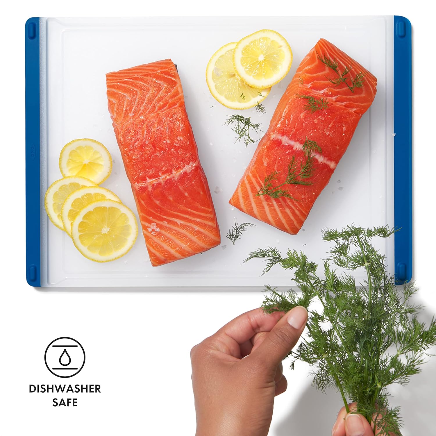 OXO Good Grips 3-Piece Plastic Everyday Cutting Board Set - Red, Green, Blue6