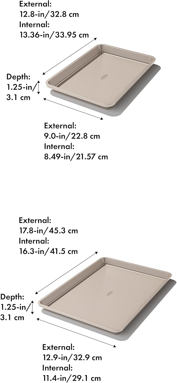 OXO Good Grips Non-Stick Pro 2-Piece Sheet Pan Set3