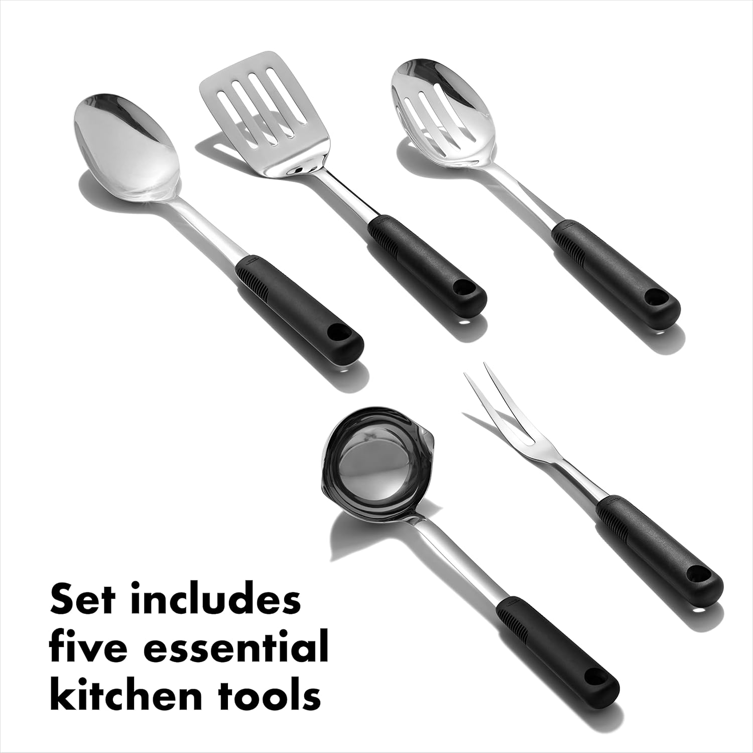 OXO Good Grips Stainless Steel Prep & Serve Kitchen Tool 6pc Set9
