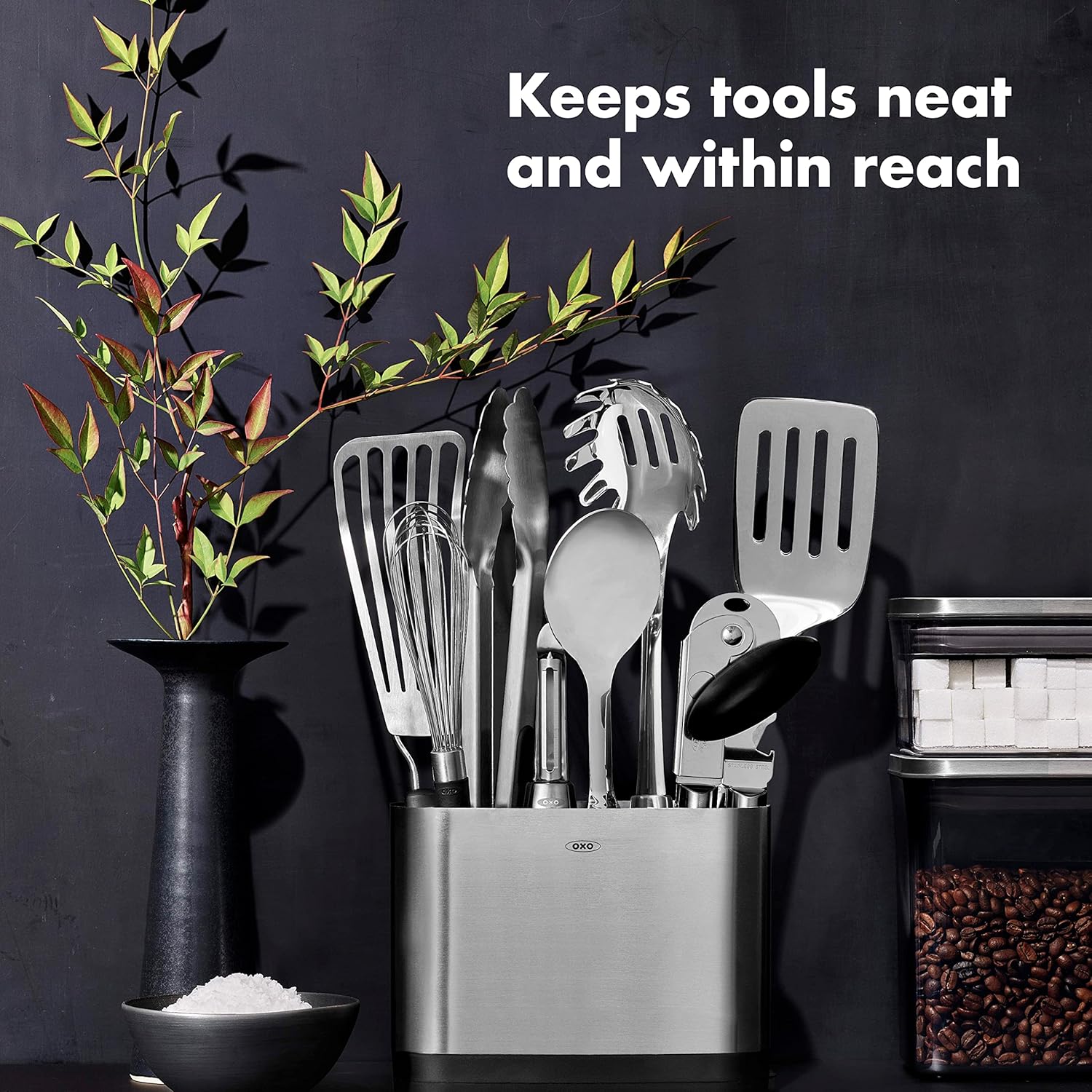 OXO Steel Piece Utensil Set, 15 PC, Stainless Steel4