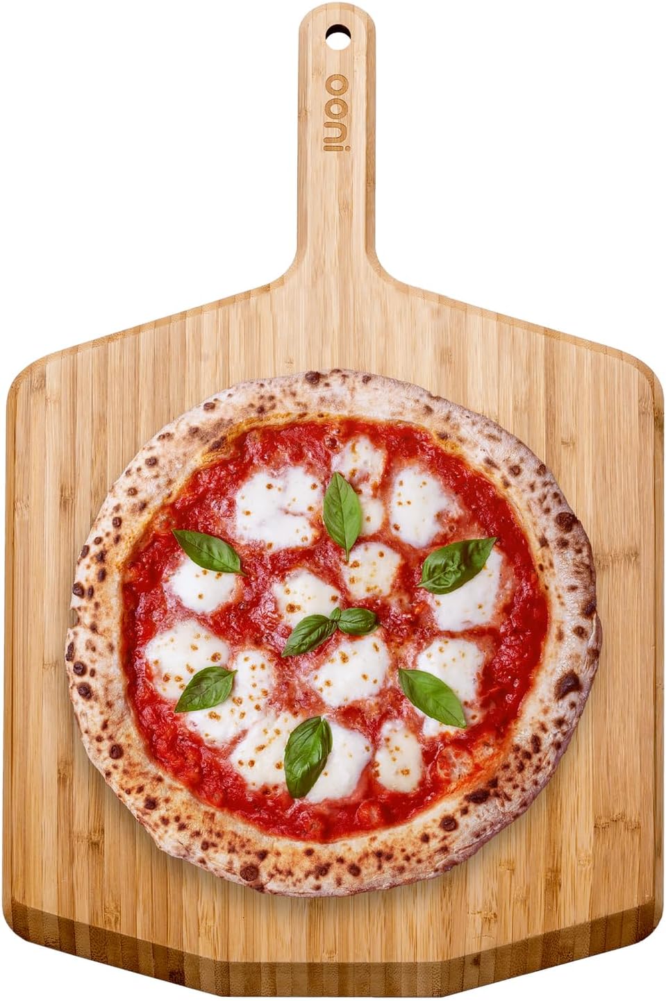 Ooni 14” Bamboo Pizza Peel – Lightweight Smooth Wooden Pizza Paddle and Serving Board – Ooni Outdoor Pizza Oven Accessories Ooni 14” Bamboo Pizza Peel – Lightweight Smooth Wooden Pizza Paddle and Serving Board – Ooni Outdoor Pizza Oven Accessories