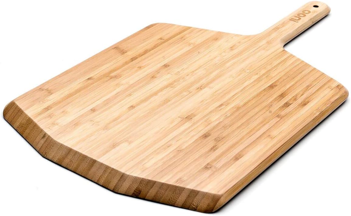 Ooni 14” Bamboo Pizza Peel – Lightweight Smooth Wooden Pizza Paddle and Serving Board – Ooni Outdoor Pizza Oven Accessories1