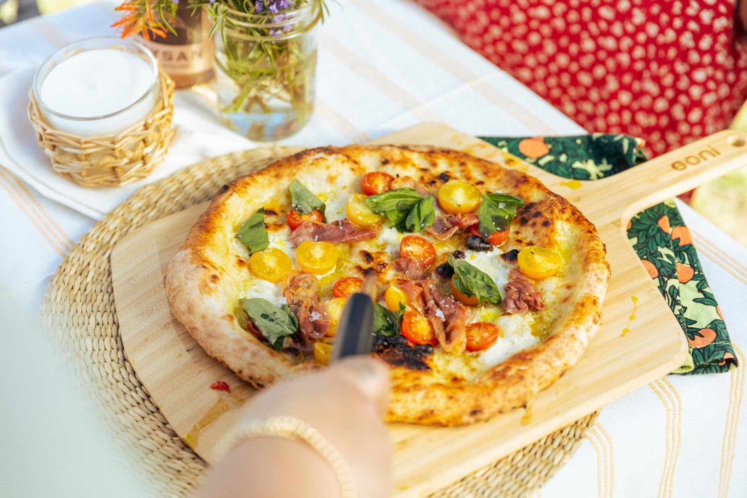 Ooni 14” Bamboo Pizza Peel – Lightweight Smooth Wooden Pizza Paddle and Serving Board – Ooni Outdoor Pizza Oven Accessories5