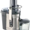 Oster Easy-to-Clean Professional Juicer, Stainless Steel Juice Extractor, Auto-Clean Technology, XL Capacity, Gray
