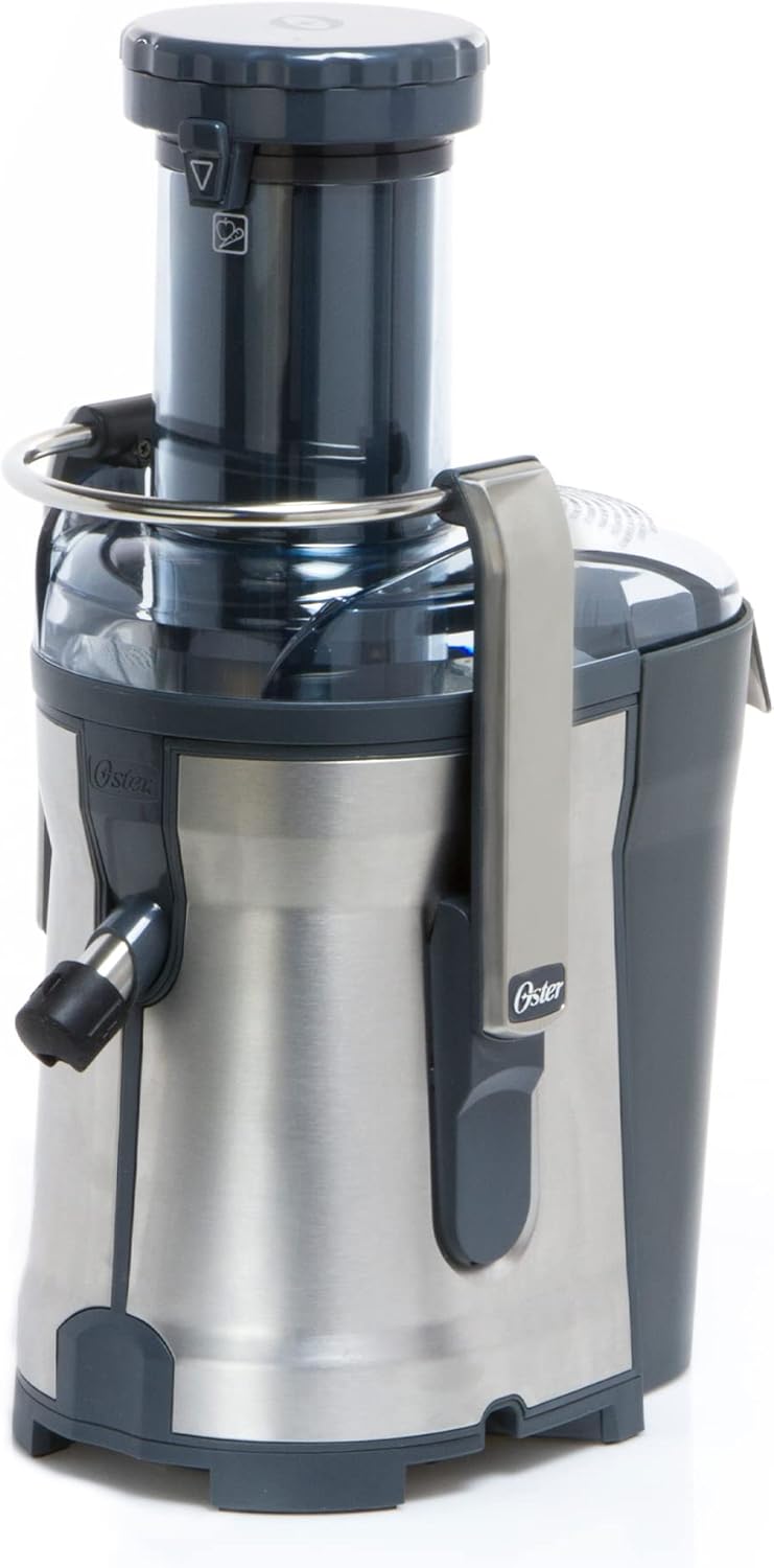 Oster Easy-to-Clean Professional Juicer, Stainless Steel Juice Extractor, Auto-Clean Technology, XL Capacity, Gray1