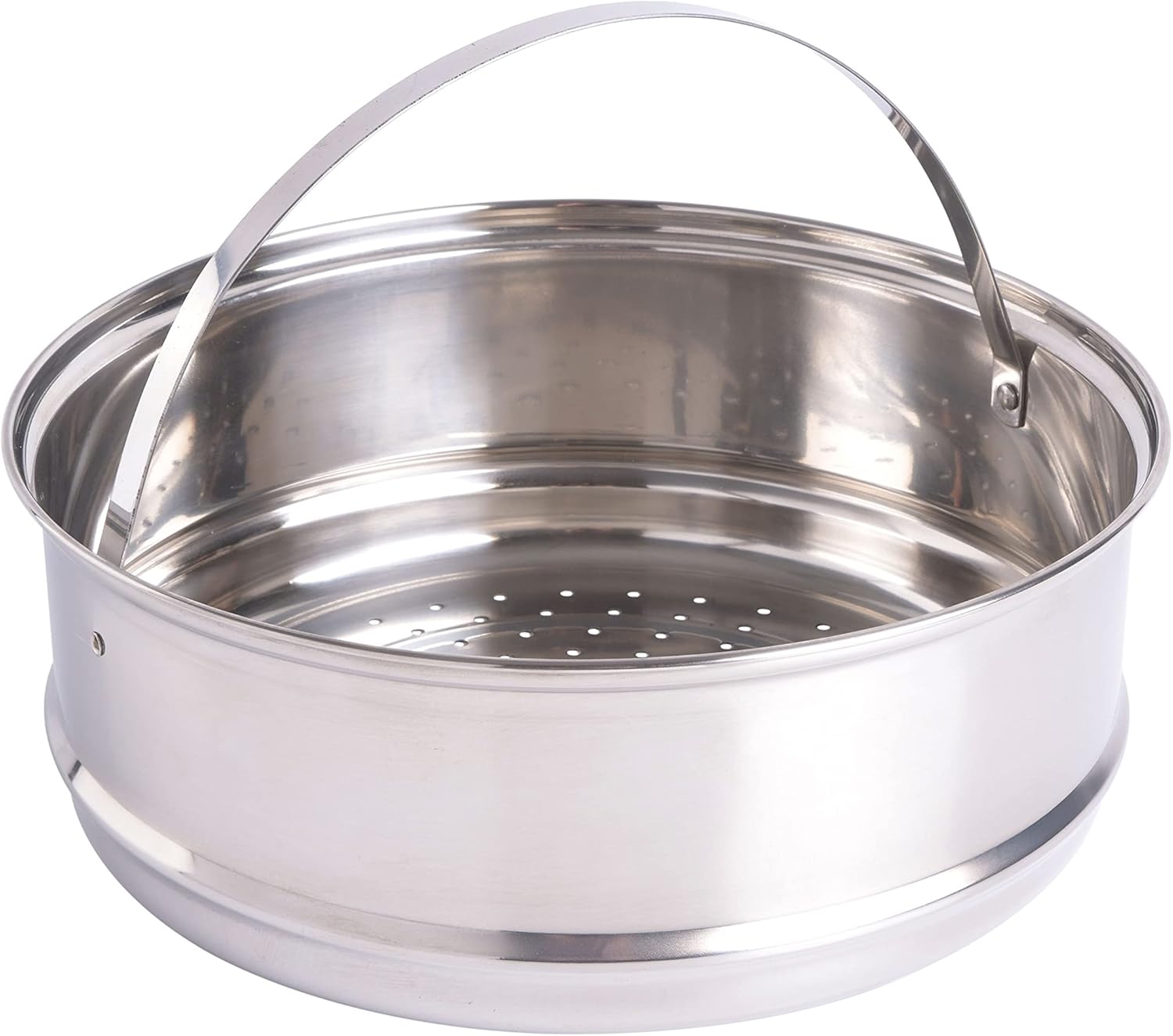 Oster Sangerfield 6 Qt Dutch Oven Casserole with Steamer Basket, Stainless Steel4