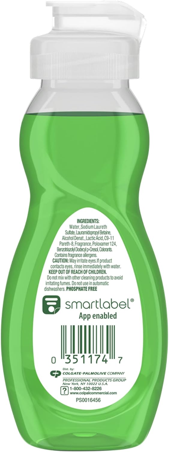 PALMOLIVE Dishwashing Liquid, Travel Dish Soap, Original Scent, Green, 3 Fluid Ounce Bottle (Case of 72) - Total of 216 Fluid Ounces - Dishwashing Liquid - Kitchen Soap & Cleaning Supplies8