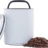 Planetary Design Airscape Kilo Coffee Storage Canister - Large Food Container Patented Airtight Lid 2-Way Valve Preserve Freshness Holds 2.2 lb Dry Beans (Matte Gray)
