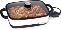 Presto 06854 Tuxedo Digital Precision Skillet, Sous Vide, Multi-Cooker