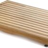 Prosumer's Choice Stovetop Cover Bamboo Cutting Board | Premium, Sustainable, Expands Kitchen Space, Easy to Clean - with Adjustable Legs and Juice Grooves - Large - 29.5"L x 3.5"W x 21"H