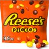 REESE'S PIECES Peanut Butter in a Crunchy Shell, Candy Bags, 9.9 oz (8 Count)