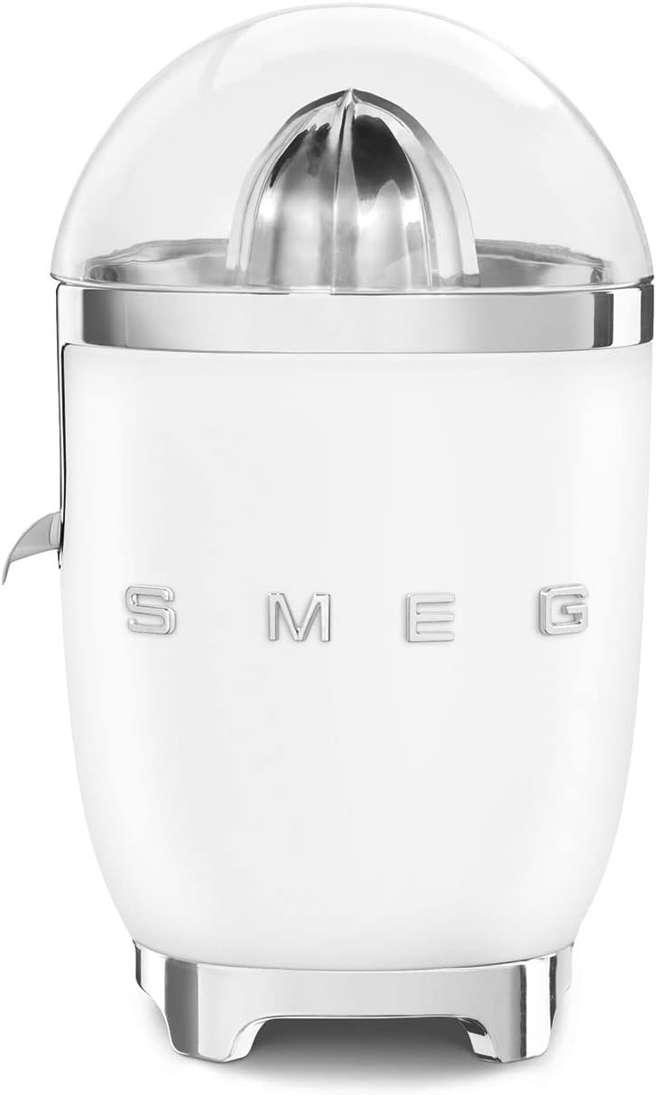 SMEG 50's Style Retro Citrus Juicer Matte White, Medium SMEG 50's Style Retro Citrus Juicer Matte White, Medium