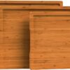 SMIRLY Wooden Cutting Boards For Kitchen - Bamboo Cutting Board Set, Wood Cutting Board Set, Cutting Board Wood, Wooden Chopping Board, Wooden Cutting Board Set