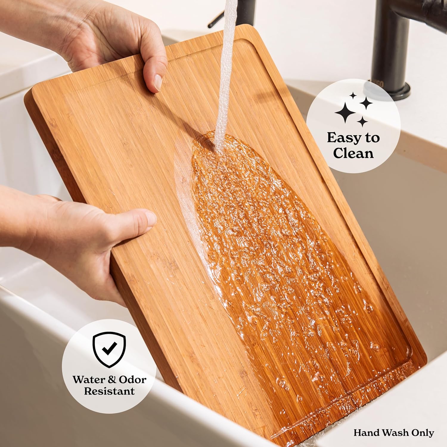 SMIRLY Wooden Cutting Boards For Kitchen - Bamboo Cutting Board Set with Holder, Wood Cutting Board Set, Cutting Board Wood, Wooden Chopping Board, Wooden Cutting Board Set6