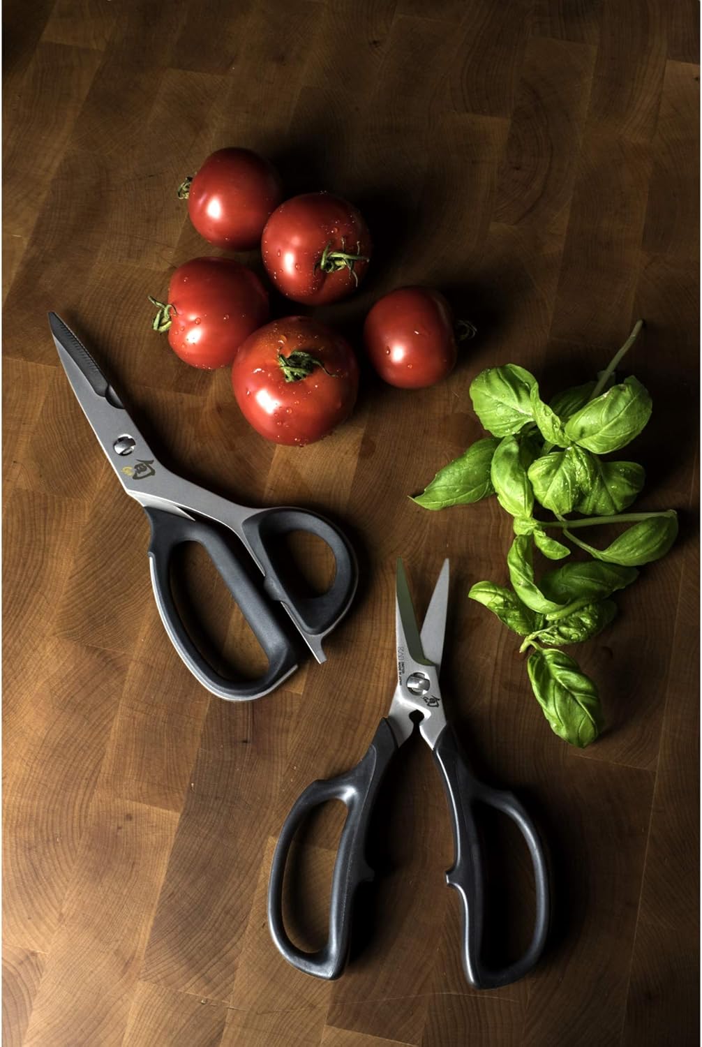 Shun Cutlery 2 Piece Kitchen Shear Set, Stainless Steel Cooking Scissors, Blades Separate for Easy Cleaning, Comfortable, Non-Slip Handle, Kitchen Shears Heavy Duty2