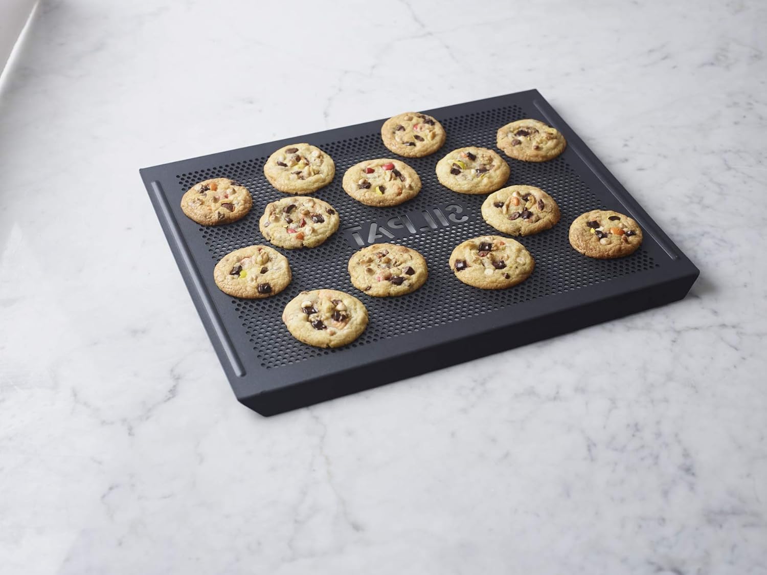 Silpat The Original Cook N' Cool Perforated Baking Tray, Aluminum, 11 5 8 X 16 1 25