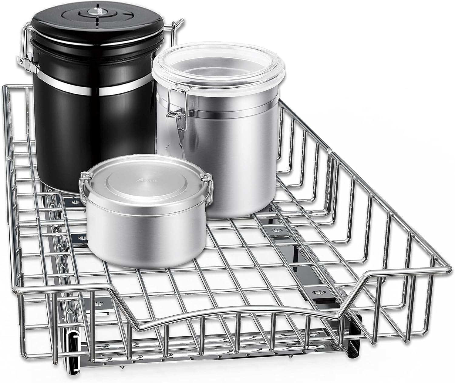 Simple Houseware Cabinet Pull Out Sliding Shelf Drawer Organizer (11 x 21)8