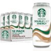 Starbucks Doubleshot Energy Drink Coffee Beverage, White Chocolate, Iced Coffee, 15 fl oz Cans (12 Pack) (Packaging May Vary)