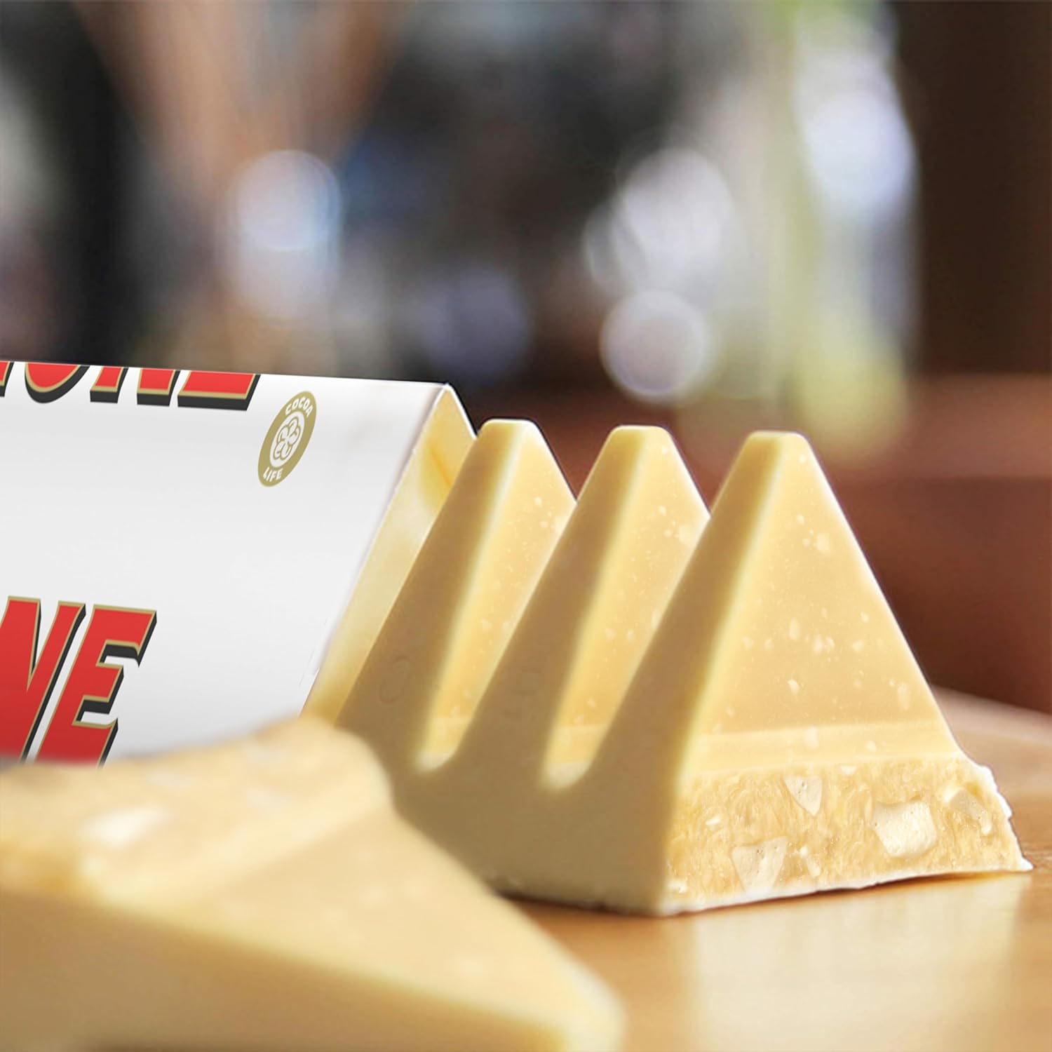Toblerone Swiss White Chocolate Bars with Honey & Almond Nougat, 20 - 3.52 oz Bars0