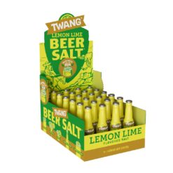 Twang Flavored Beer Salt, Lemon-Lime, 1.4 Ounce Mini Bottles (24 Count Display Pack)