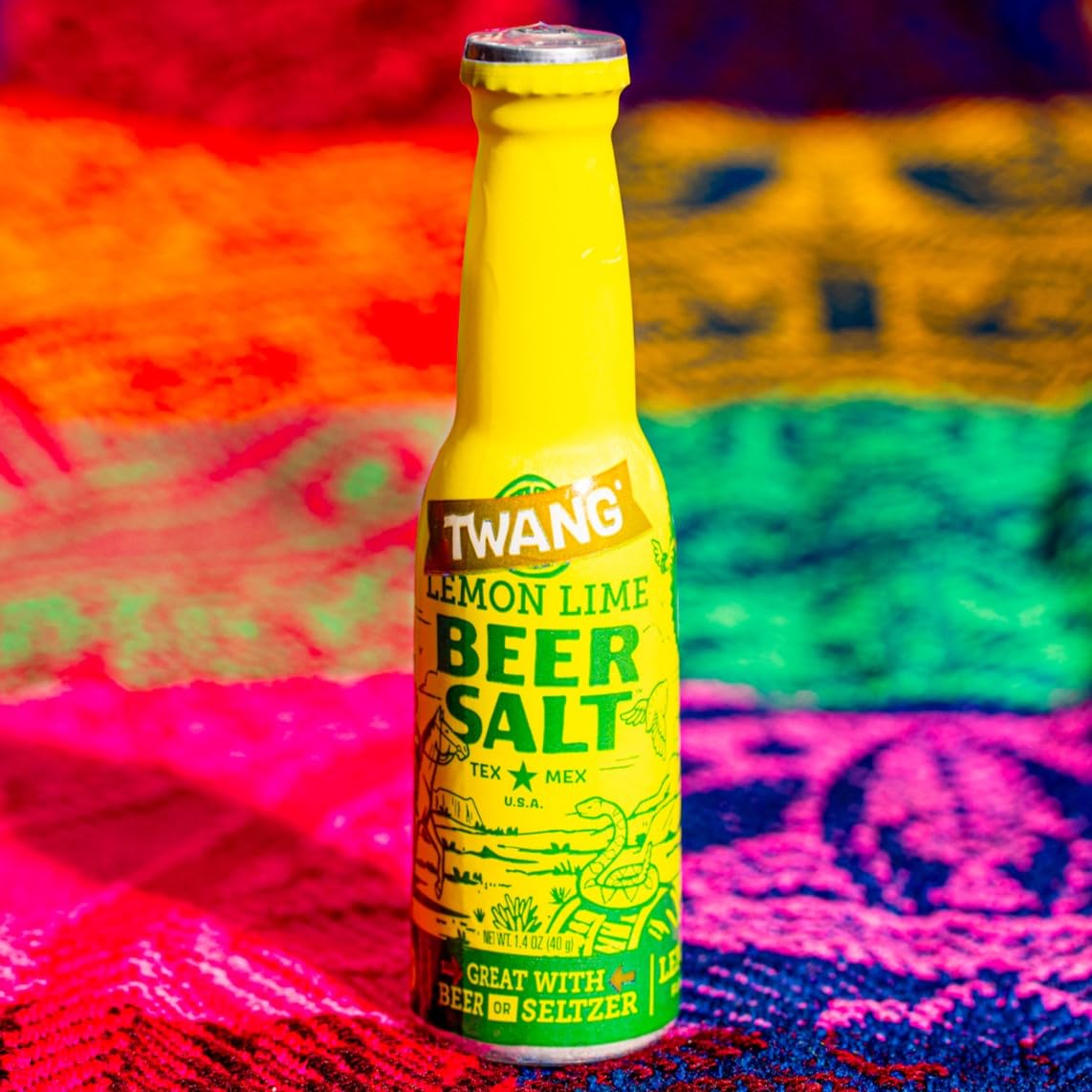 Twang Flavored Beer Salt, Lemon-Lime, 1.4 Ounce Mini Bottles (24 Count Display Pack)3