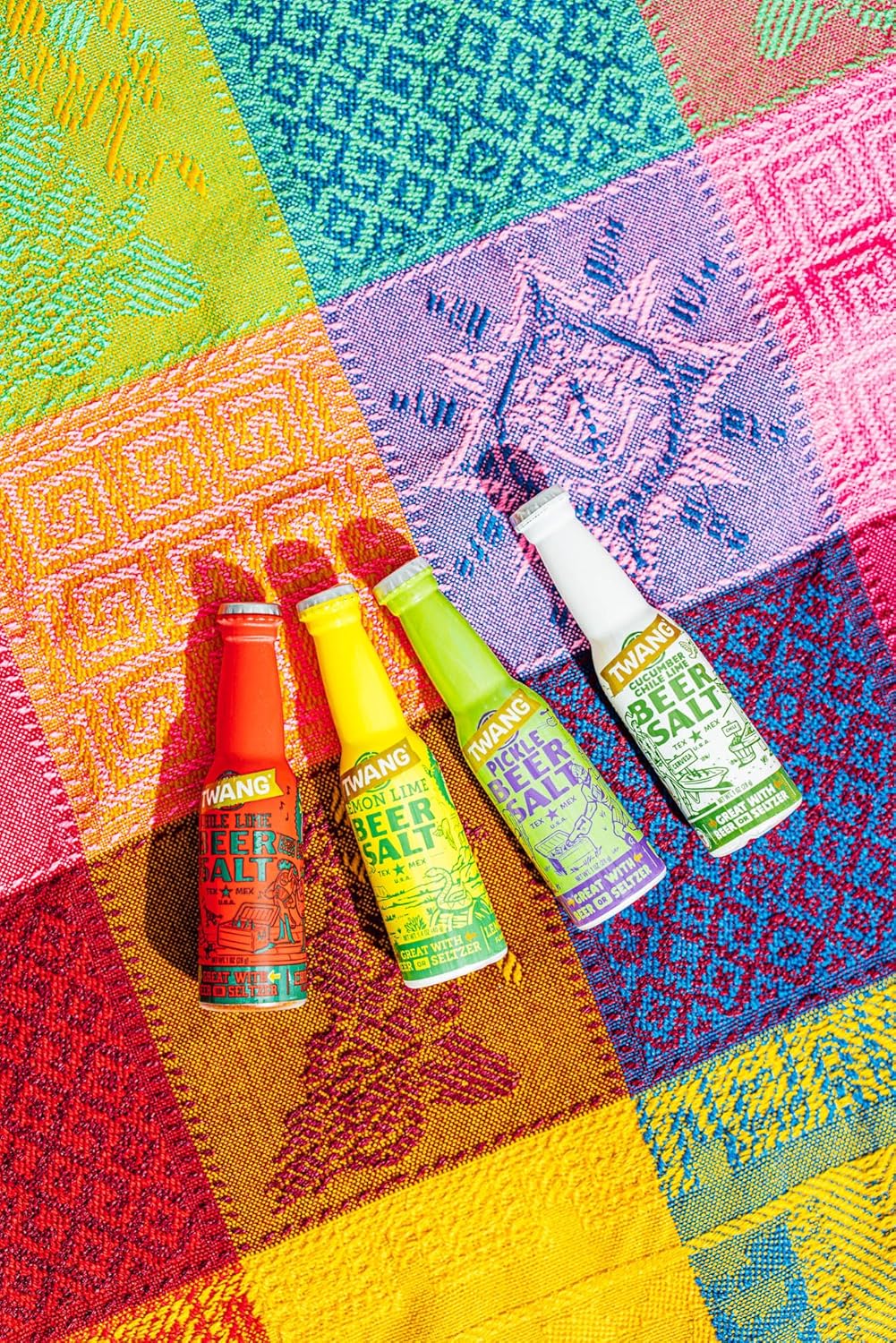 Twang Flavored Beer Salt, Lemon-Lime, 1.4 Ounce Mini Bottles (24 Count Display Pack)8