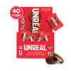 UNREAL Dark Chocolate Peanut Butter Cups (40 Individually Wrapped Cups) | Vegan, 5g Sugar | Gluten Free, Fair Trade, Non-GMO | .53oz each