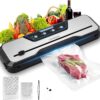 Vacuum Sealer Machine, with Starter Kit and 2-Year Warranty, Beelicious Automatic Air Sealing for Food Storage, Build-in Cutter, Moist Mode, EXT-VAC