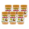 WOWBUTTER - Crunchy Soy Spread - Peanut Free, Tree Nut Free - Vegan Plant Protein - Gluten Free - Non-GMO - 1.1lb (Pack of 6)