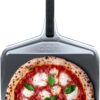 ooni 14” Metal Pizza Peel – Metal Pizza Peel 14 Inch, Pizza Spatula Paddle, Lightweight Pizza Turning Peel with Long Handle, Pizza Oven Accessories, Pizza Tools, Rectangle Pizza Turner