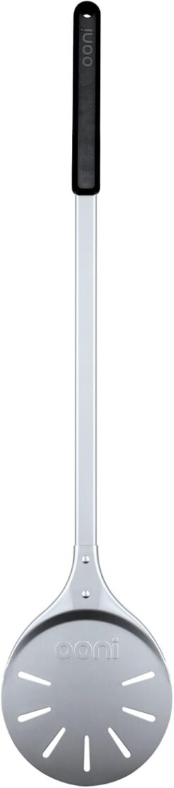 ooni Pizza Turning Peel - 7 Inch Pizza Turning Peel, Sliding Pizza Peel, Perforated Turning Peel, Pizza Turner, Pizza Oven Accessories, Pizza Tools, Long Handle Pizza Peel Turner, Lightweight Peel