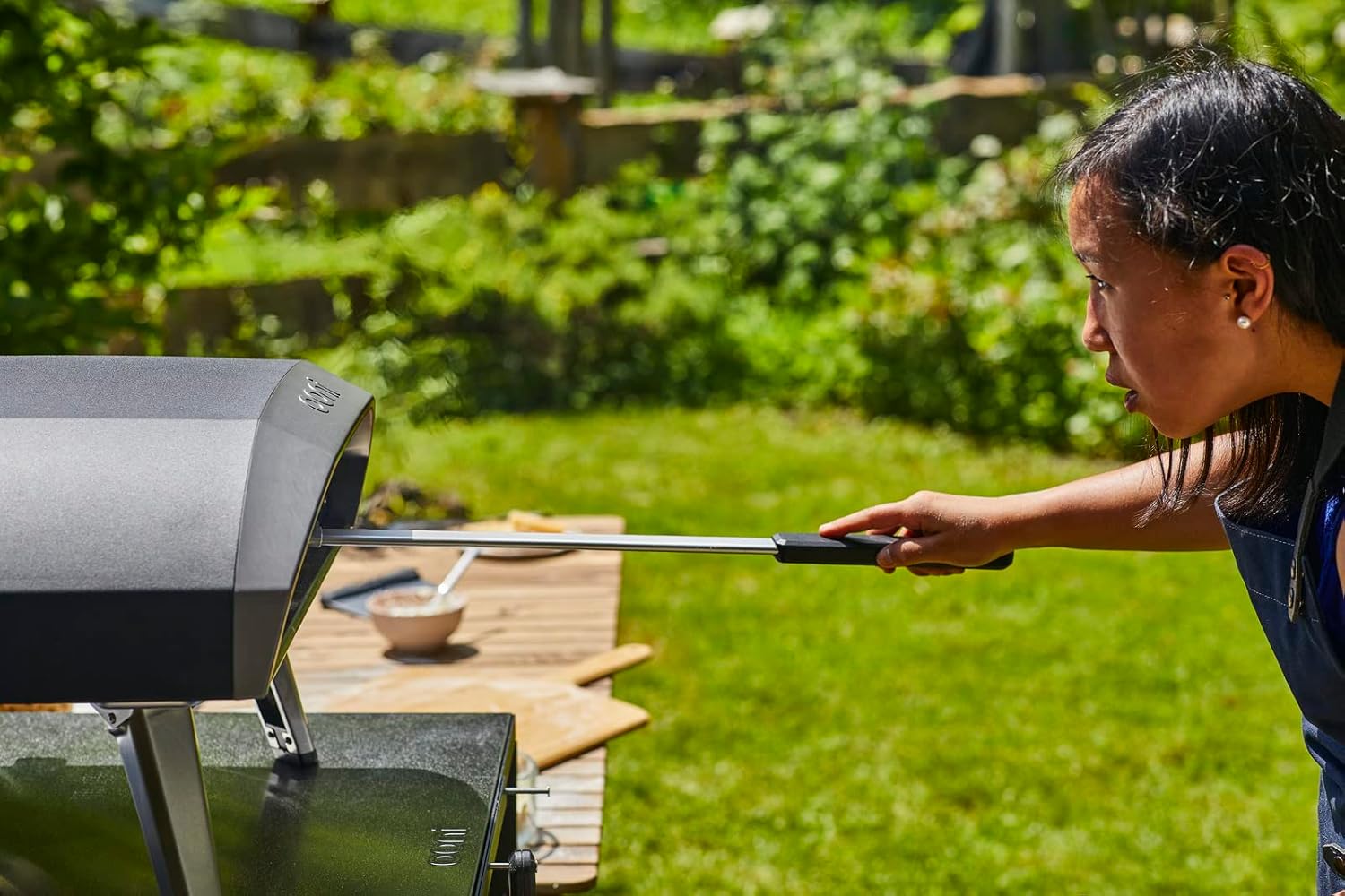 ooni Pizza Turning Peel - 7 Inch Pizza Turning Peel, Sliding Pizza Peel, Perforated Turning Peel, Pizza Turner, Pizza Oven Accessories, Pizza Tools, Long Handle Pizza Peel Turner, Lightweight Peel5