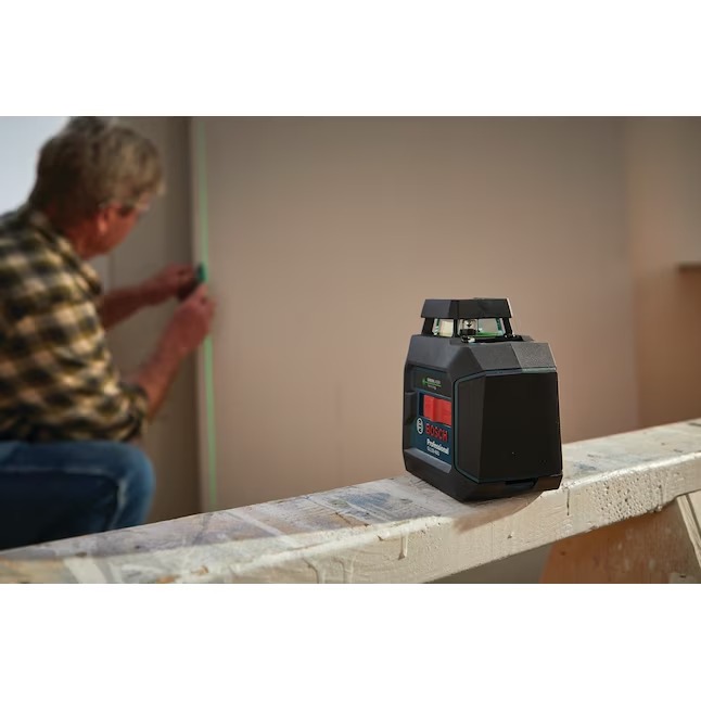 6Bosch 100-ft Green Self-Leveling Cross-line Laser Level Kit4_11zon