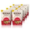 BIENA Chickpea Snacks - Crunchy Roasted Chickpeas - High Fiber Vegan Protein Snacks for Adults and Kids - 8-Pack, 5 Ounce - Barbecue