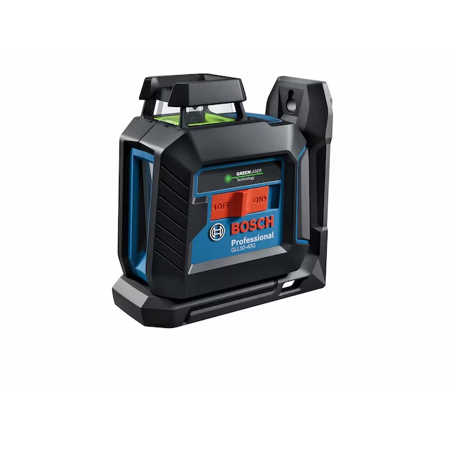 Bosch 100-ft Green Self-Leveling Cross-line Laser Level Kit3_11zon
