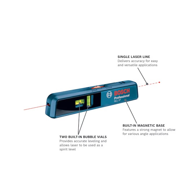 Bosch 16-ft Red Line Generator Laser Level1_11zon