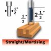 Bosch 85252MC 1/2-in Carbide-tipped Straight Router Bit