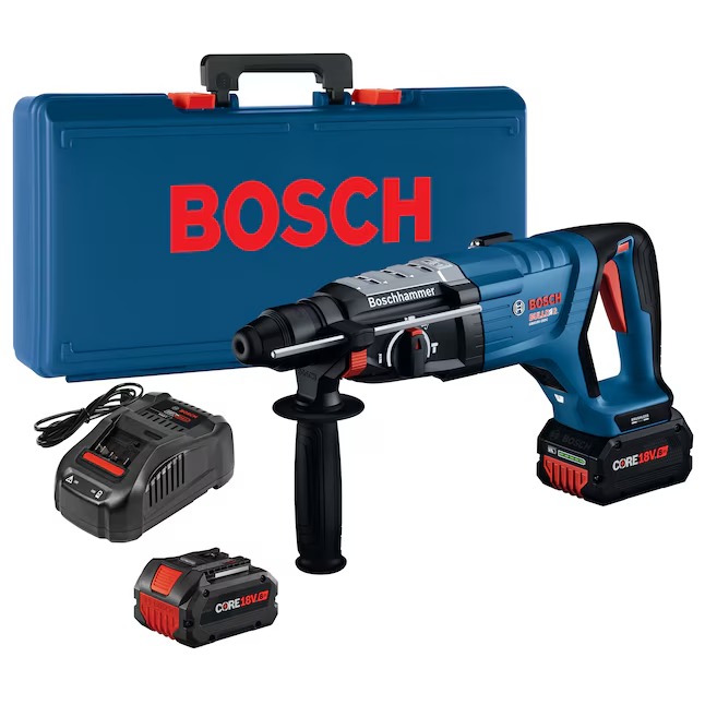 Bosch Bulldog 18-volt 8-Amp 1-1 8-in Sds-plus Variable Cordless Rotary Hammer Drill_11zon Bosch GBH18V-28DCK24 Bulldog 18-volt 8-Amp 1-1/8-in Sds-plus Variable Cordless Rotary Hammer Drill