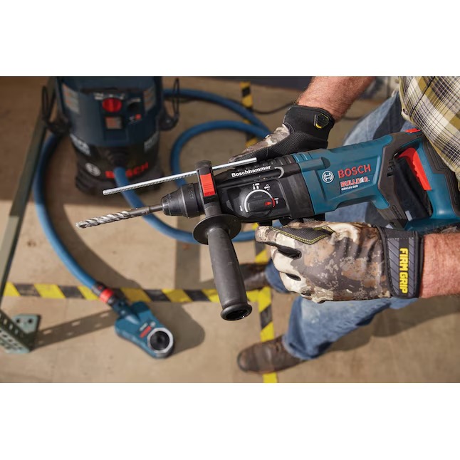 Bosch Bulldog 18-volt 8-Amp Sds-plus Variable Cordless Rotary Hammer Drill-_11zon