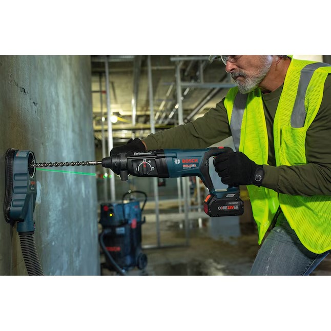 Bosch Bulldog 18-volt 8-Amp Sds-plus Variable Cordless Rotary Hammer Drill23_11zon
