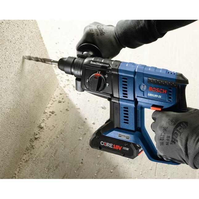 Bosch GBH18V-21N Bulldog 18-volt 8-Amp 3 4-in Sds-plus Variable Cordless Rotary Hammer Drill13_11zon