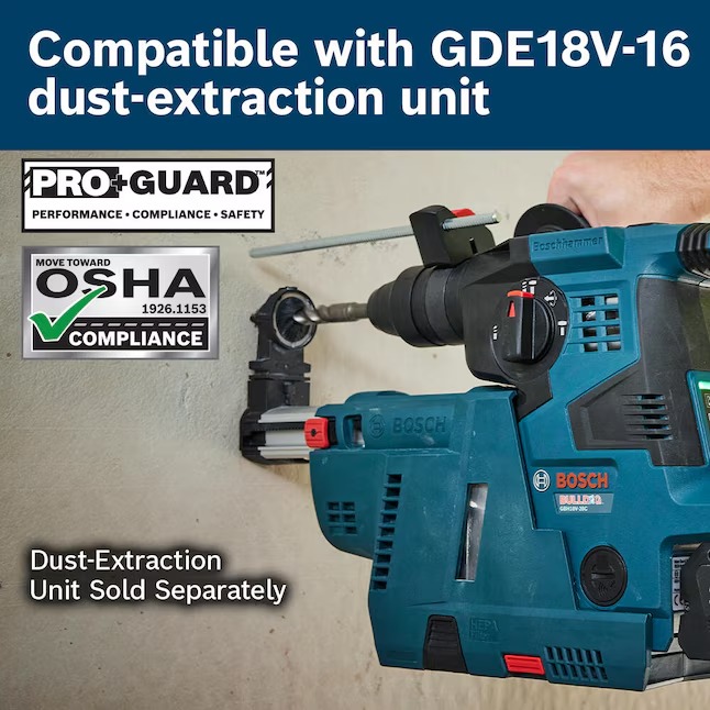 Bosch GBH18V-28CN Sds-plus Variable Cordless Rotary Hammer Drill7_11zon