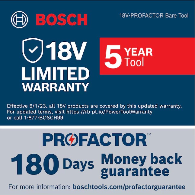 Bosch GDS18V-1180CN 8-Amp 18-volt Variable 3 4-in square Drive Cordless Impact Wrench (Battery and Charger Not Included)18_11zon