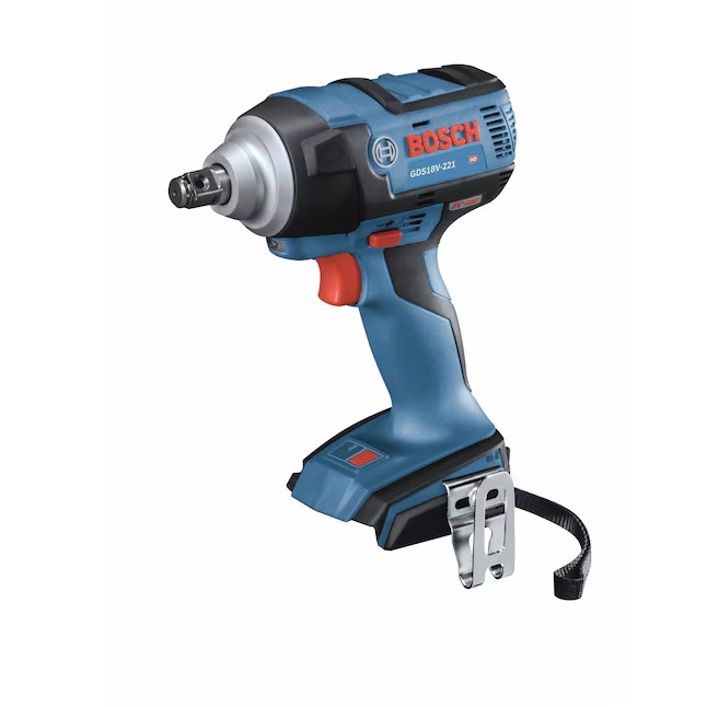 Bosch GDS18V-221N 4-Amp 18-volt Variable Brushless 1 2-in square Drive Cordless Impact Wrench (Battery Not Included and Charger Not Included)_11zon Bosch GDS18V-221N 4-Amp 18-volt Variable Brushless 1/2-in square Drive Cordless Impact Wrench (Battery Not Included and Charger Not Included)