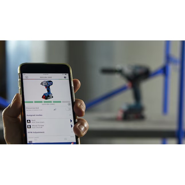 Bosch GDS18V-330CN 18-volt Variable Brushless 1 2-in square Drive Cordless Impact Wrench (Battery Not Included and Charger Not Included)4_11zon