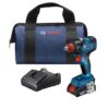 Bosch GDX18V-1800B12 18-volt 1/4-in 1/2-in Brushless Cordless Impact Driver (1-Battery, Charger and Soft Bag included)