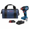 Bosch GDX18V-1860CB15 18-volt 1/4-in, 1/2-in Brushless Cordless Impact Driver (1-Battery, Charger and Soft Bag included)