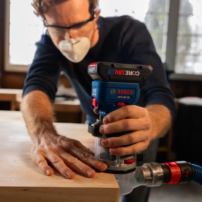 Bosch GKF18V-25N 1 4-in 4-Amp 1.39-HP Variable Brushless Combo Fixed Plunge Cordless Router (Battery and Charger Not Included)6_11zon