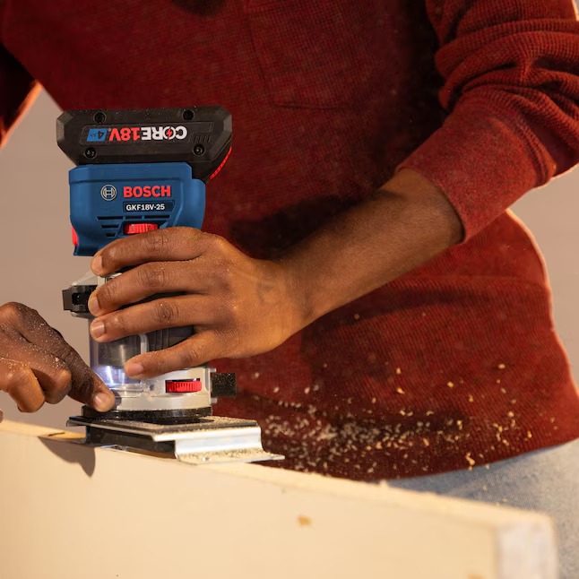 Bosch GKF18V-25N 1 4-in 4-Amp 1.39-HP Variable Brushless Combo Fixed Plunge Cordless Router (Battery and Charger Not Included)7_11zon