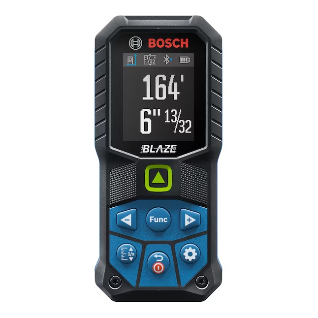 Bosch GLM165-27CG BLAZE 165-ft Indoor Green Laser Distance Measurer with Backlit Display and Bluetooth Compatibility3_11zon